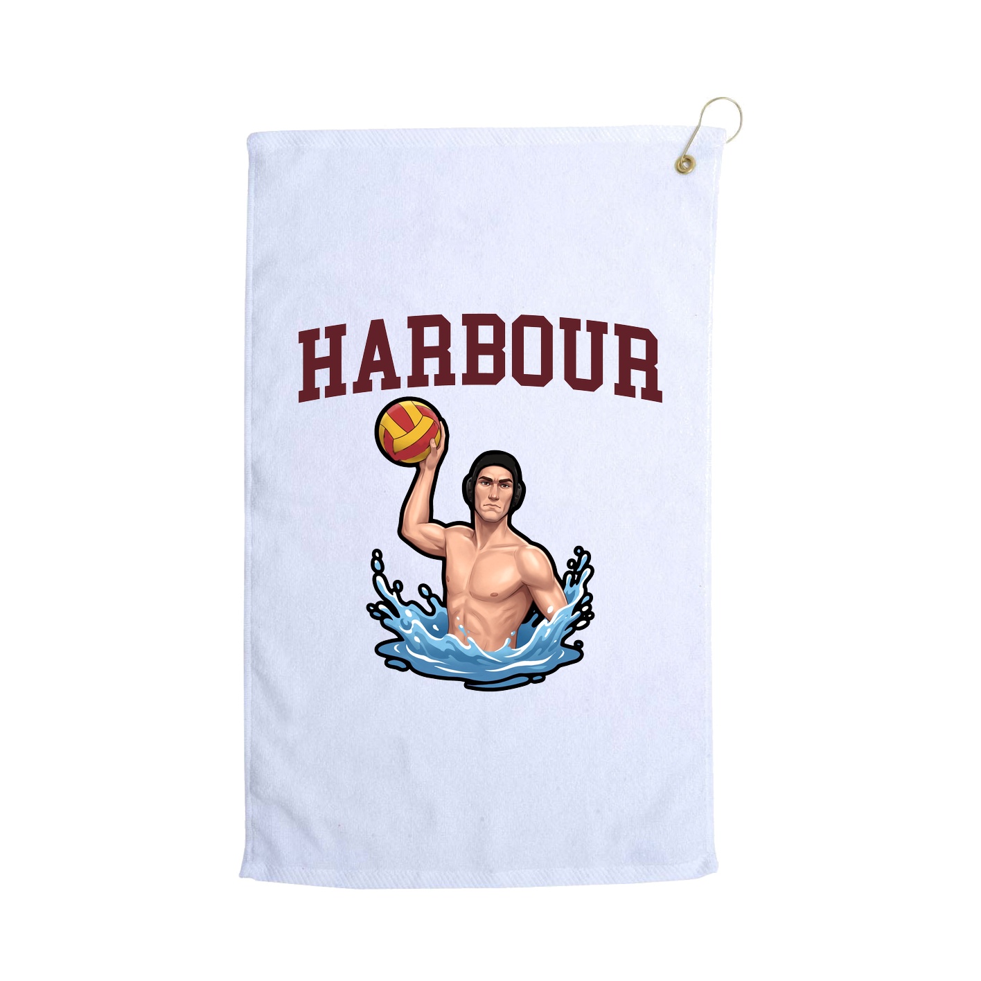 Golf Towel — Shirsey in White