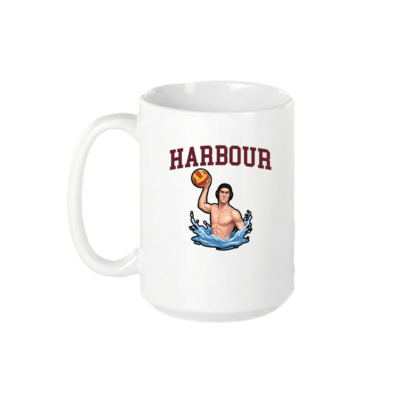 15oz Coffee Mug — Shirsey in White