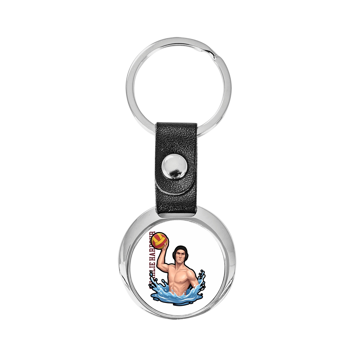 Key Chain — Name Vertical in Classic