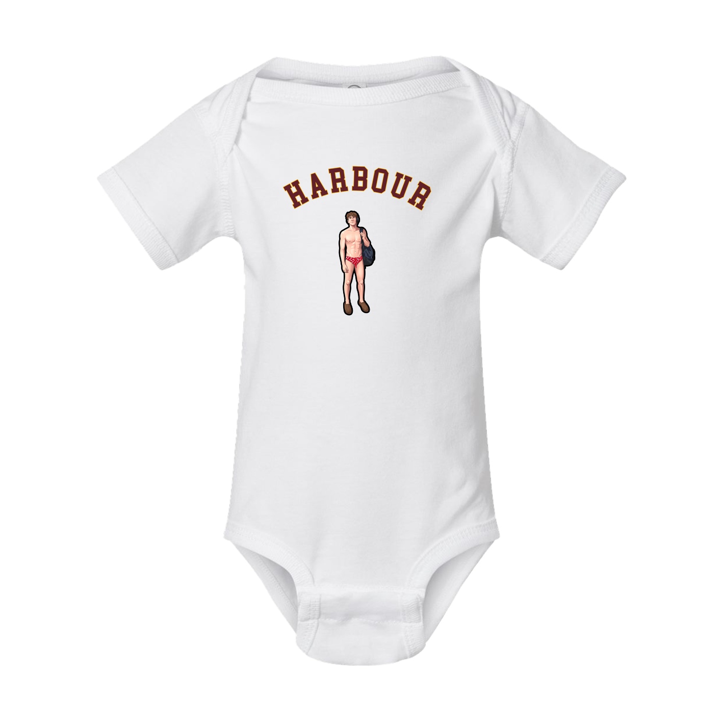 Baby Onesie — Shirsey Arch in White
