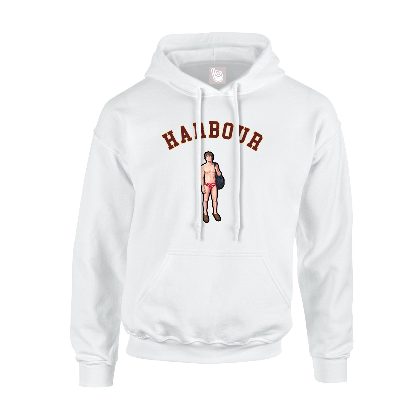 Hoodie — Shirsey Arch in White