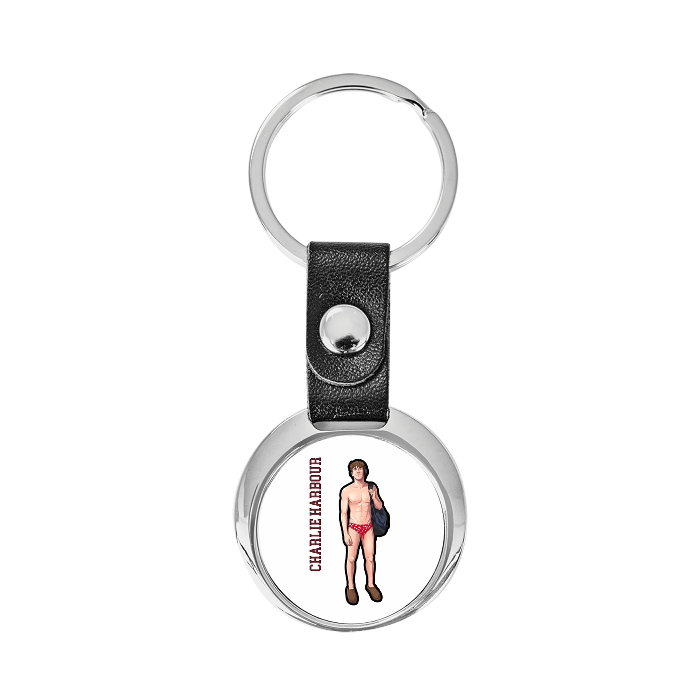 Key Chain — Name Vertical in Classic