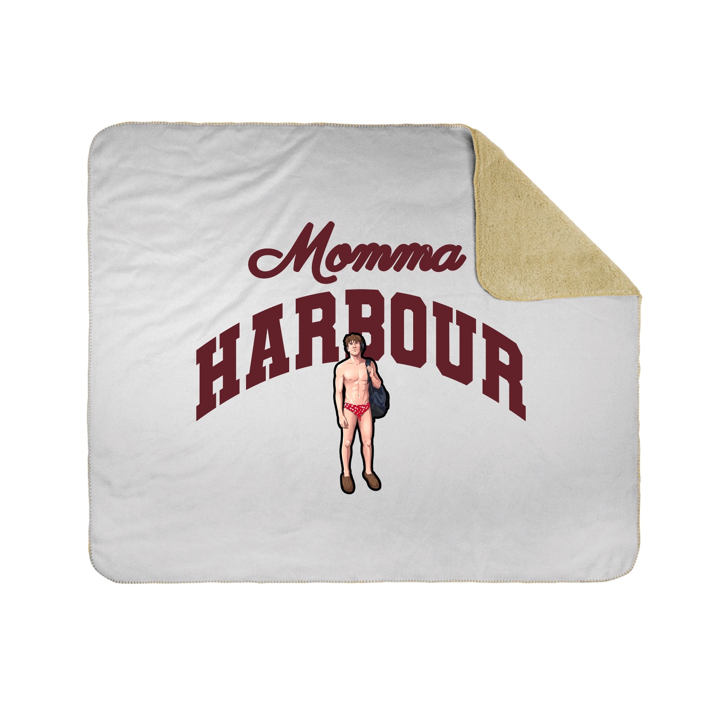 Throw Blanket — Mothers Day Arch in White