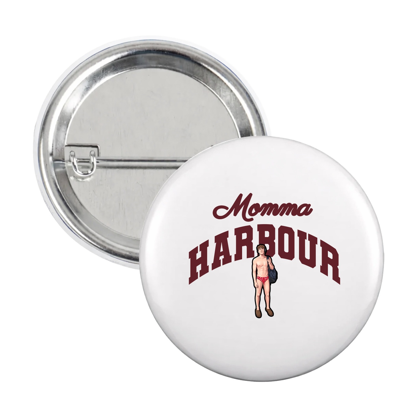 Game Day Button — Mothers Day Arch in White