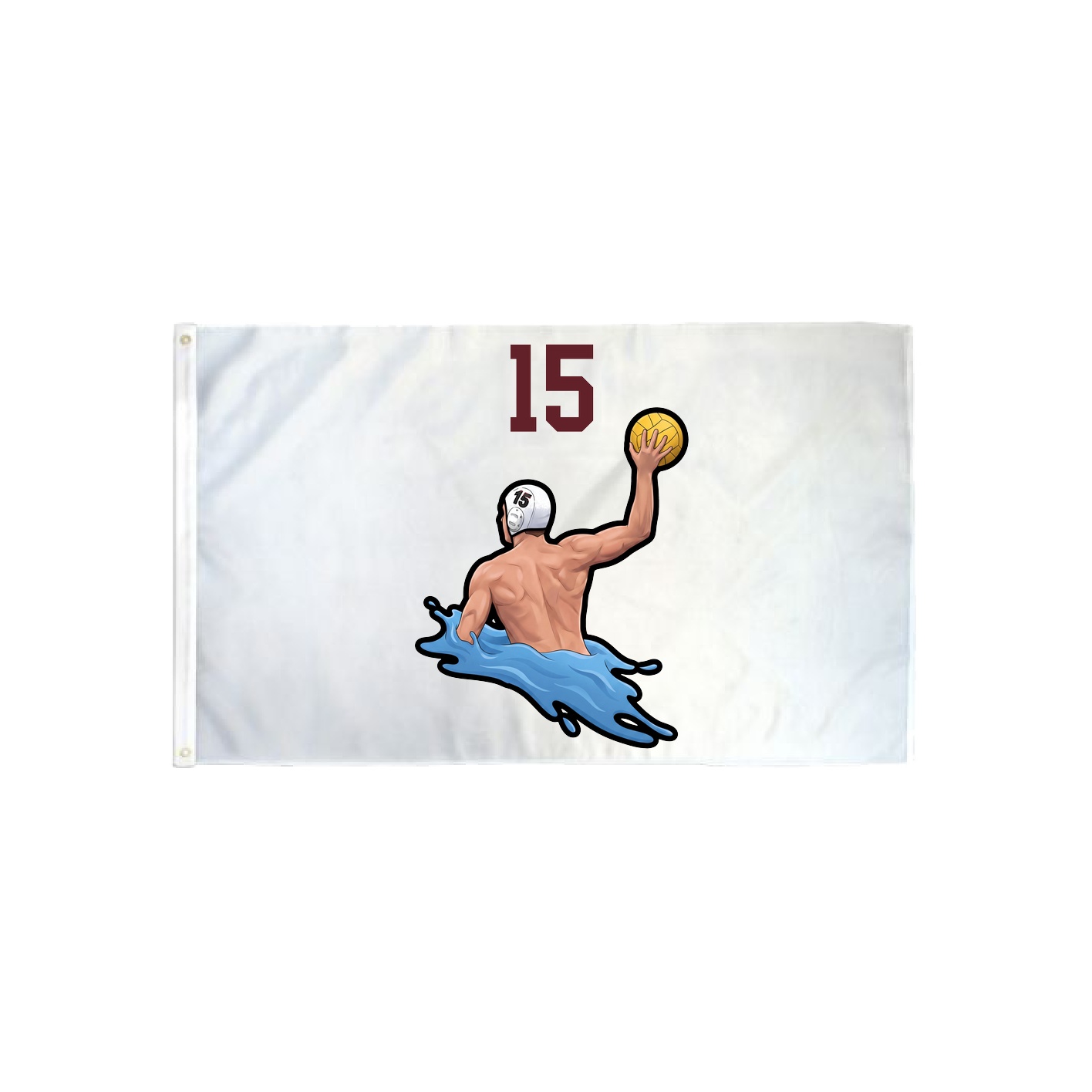 3x5 Flag — Number Top in Classic