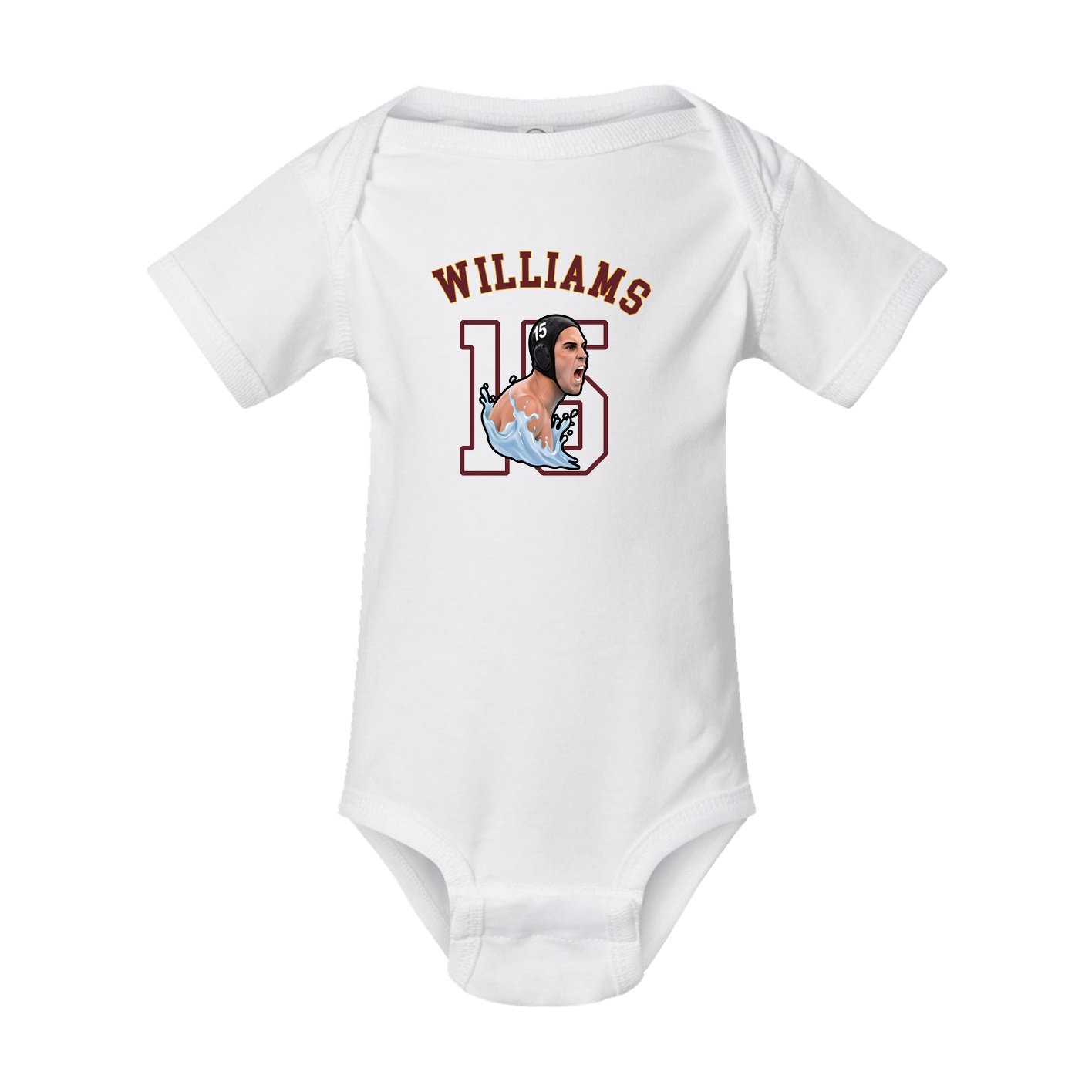 Baby Onesie — Shirsey Arch in White
