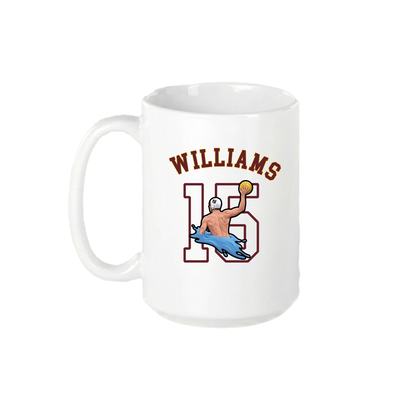 15oz Coffee Mug — Shirsey Arch in White