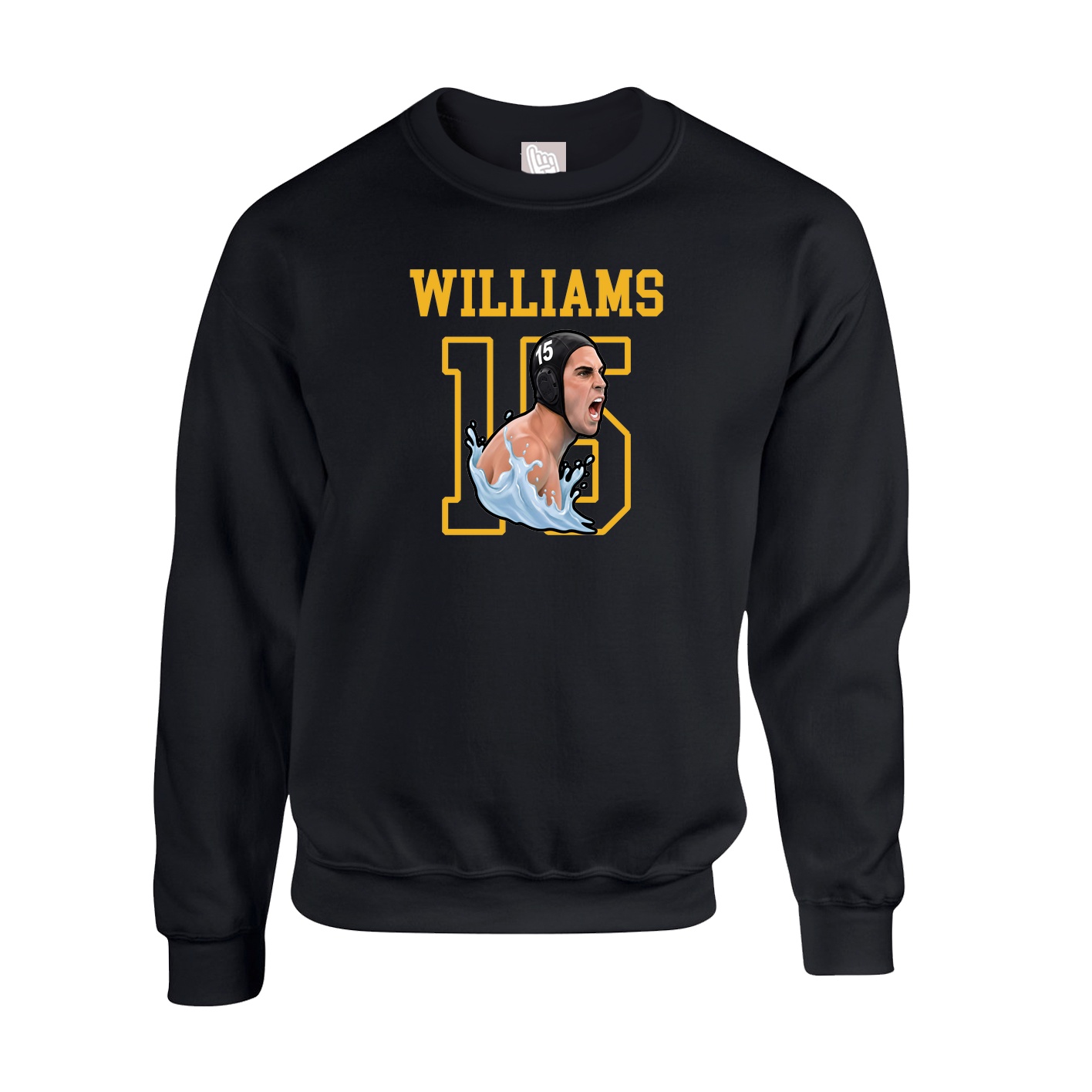 Fleece Crew — Shirsey in Black