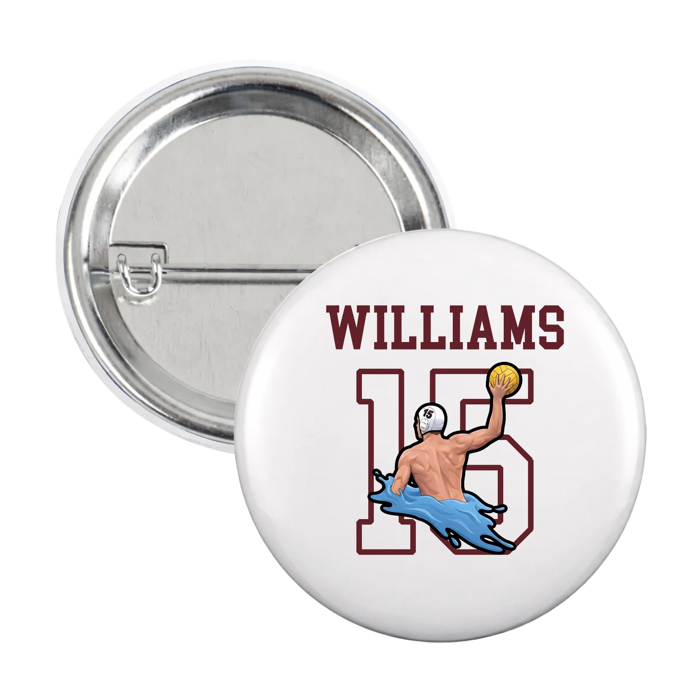 Game Day Button — Shirsey in White