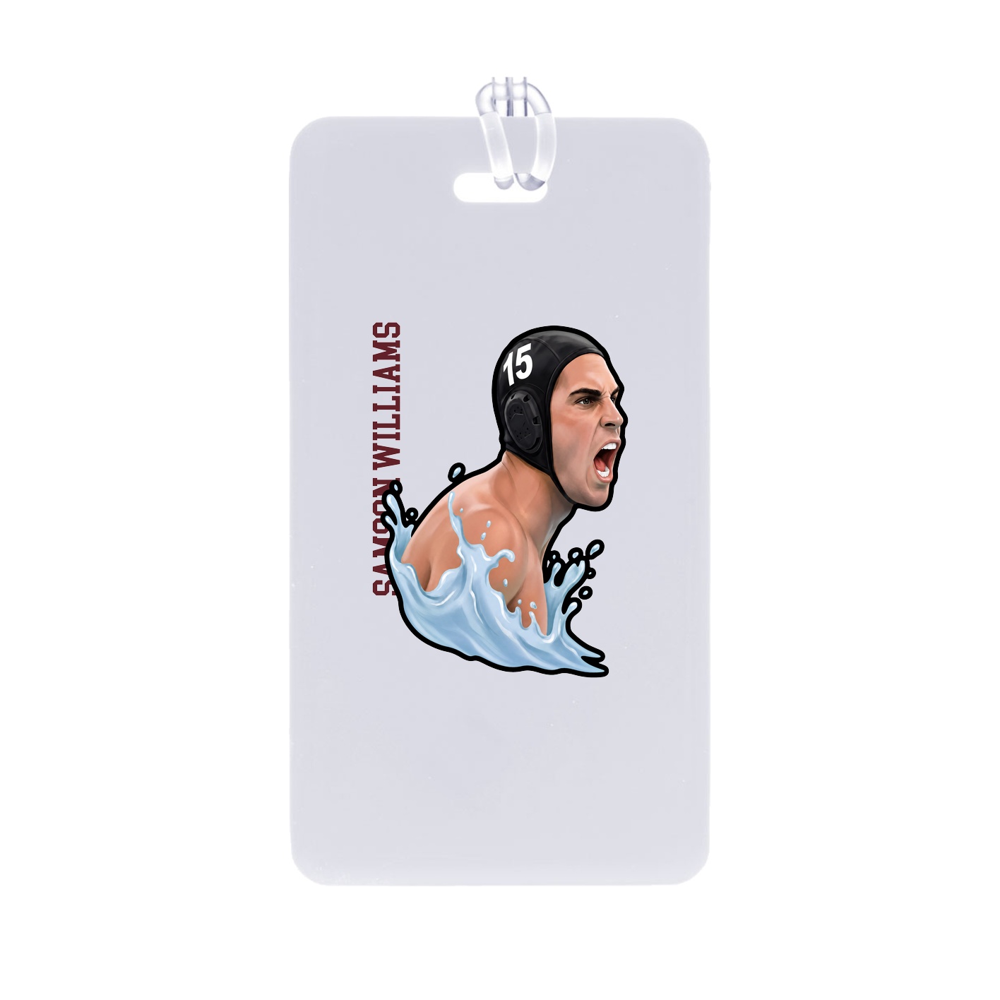 Bag Tag — Name Vertical in Classic