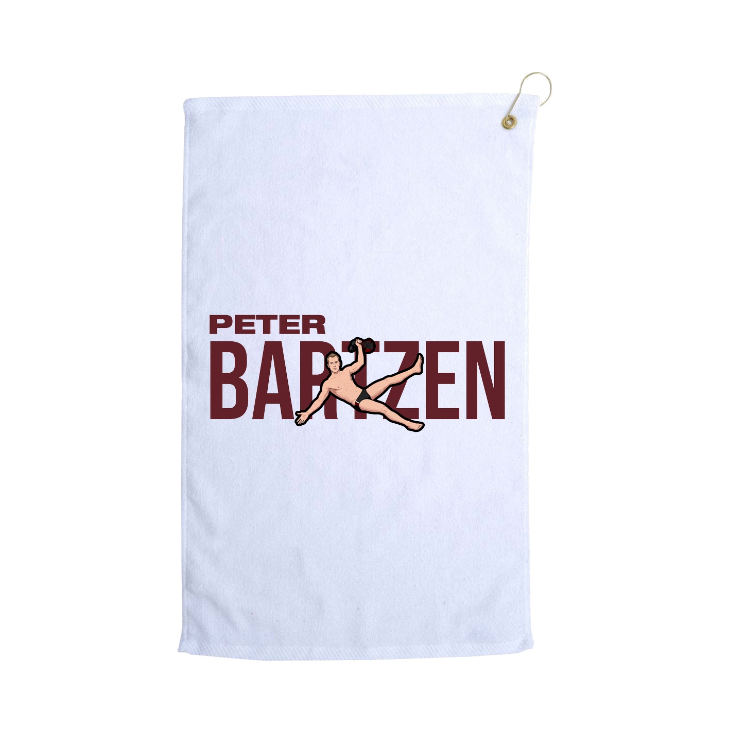 Golf Towel — Player Name in White