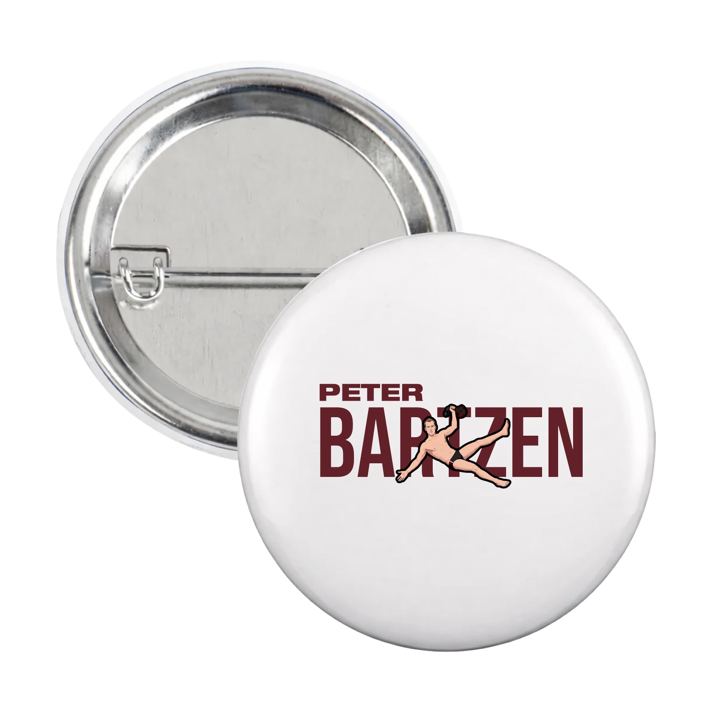 Game Day Button — Player Name in White