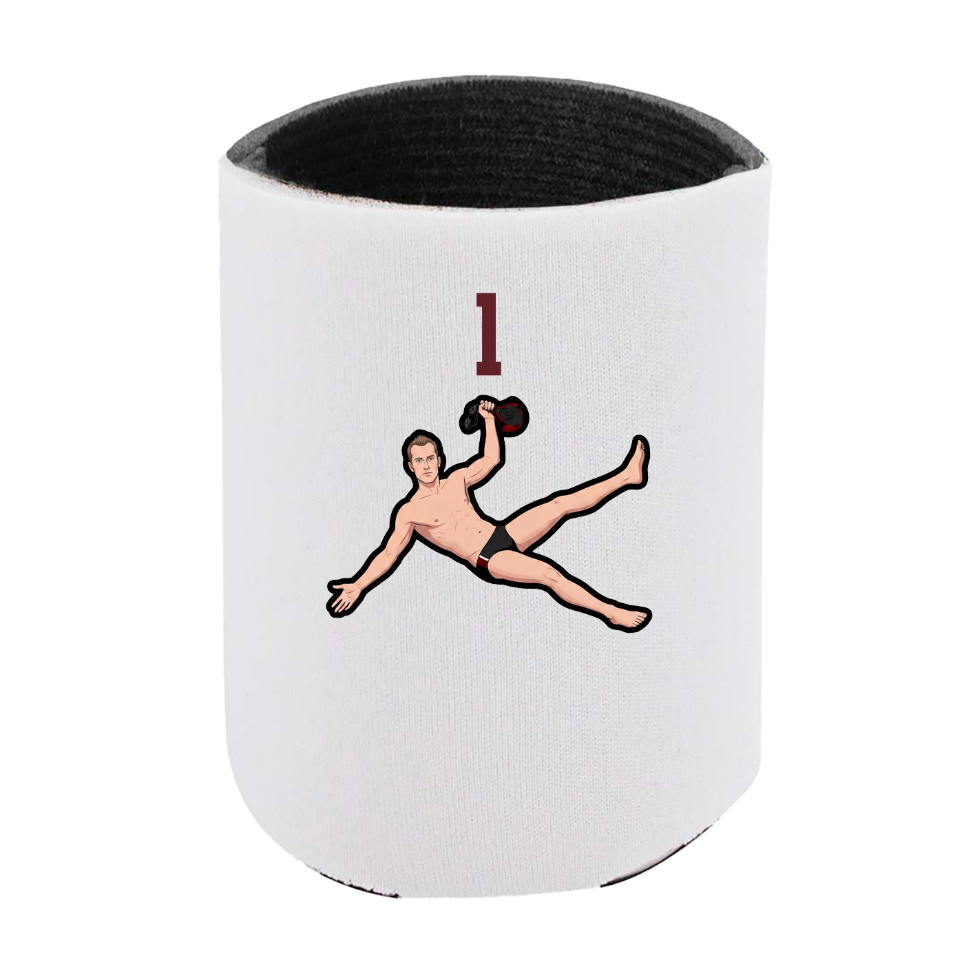 Can Holder — Number Top in White