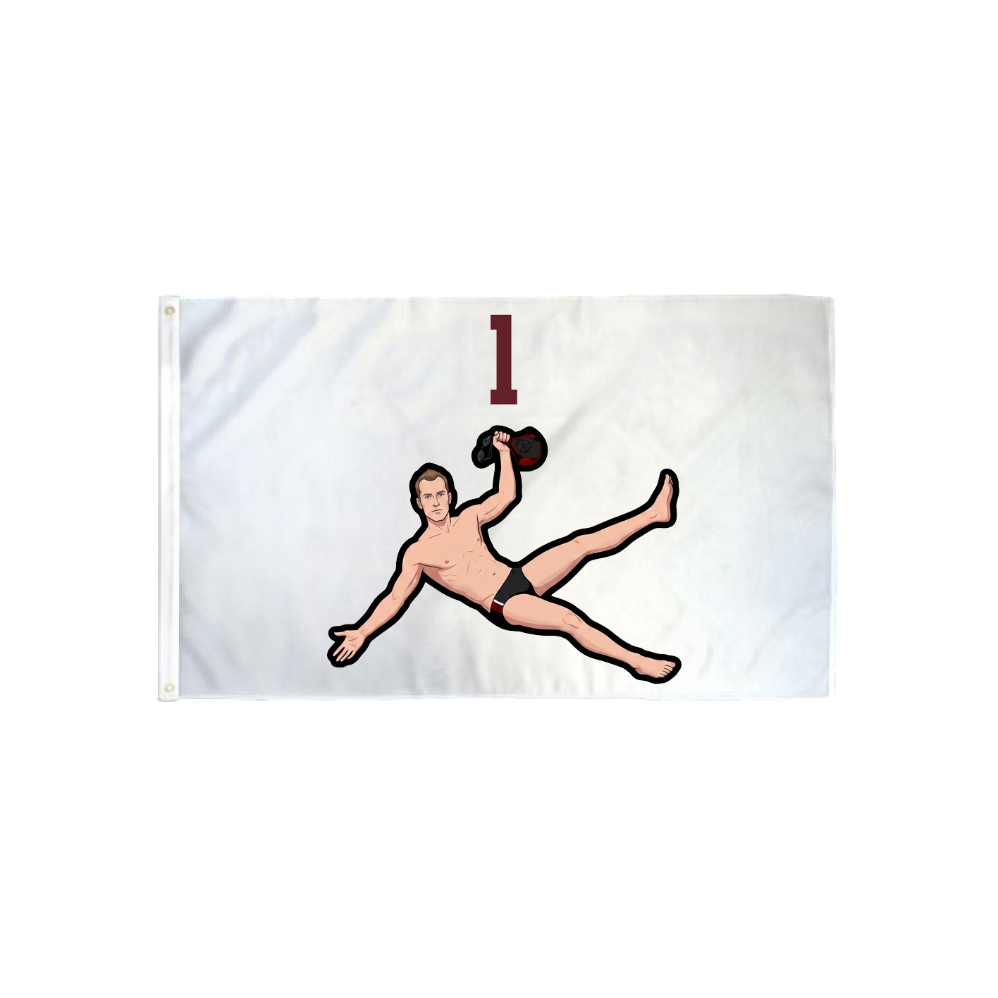 3x5 Flag — Number Top in Classic