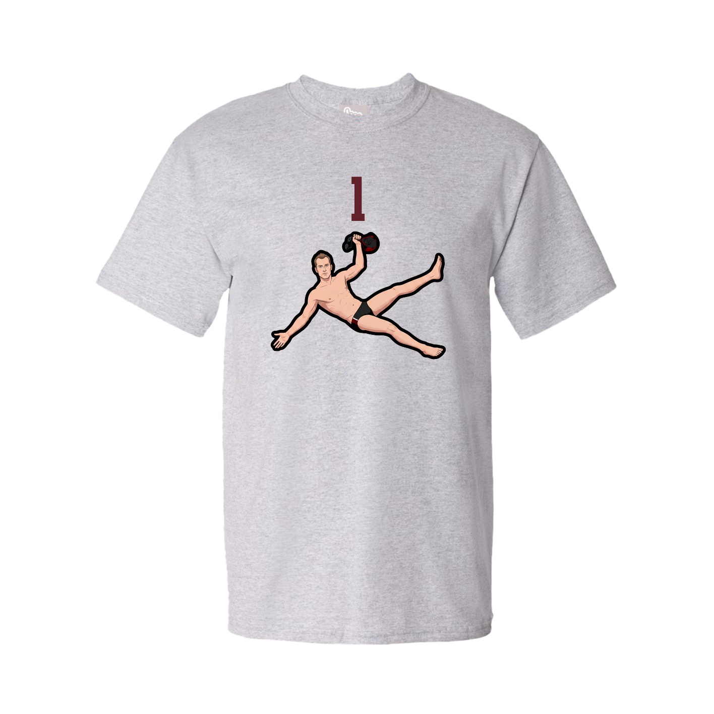 Tee — Number Top in Grey