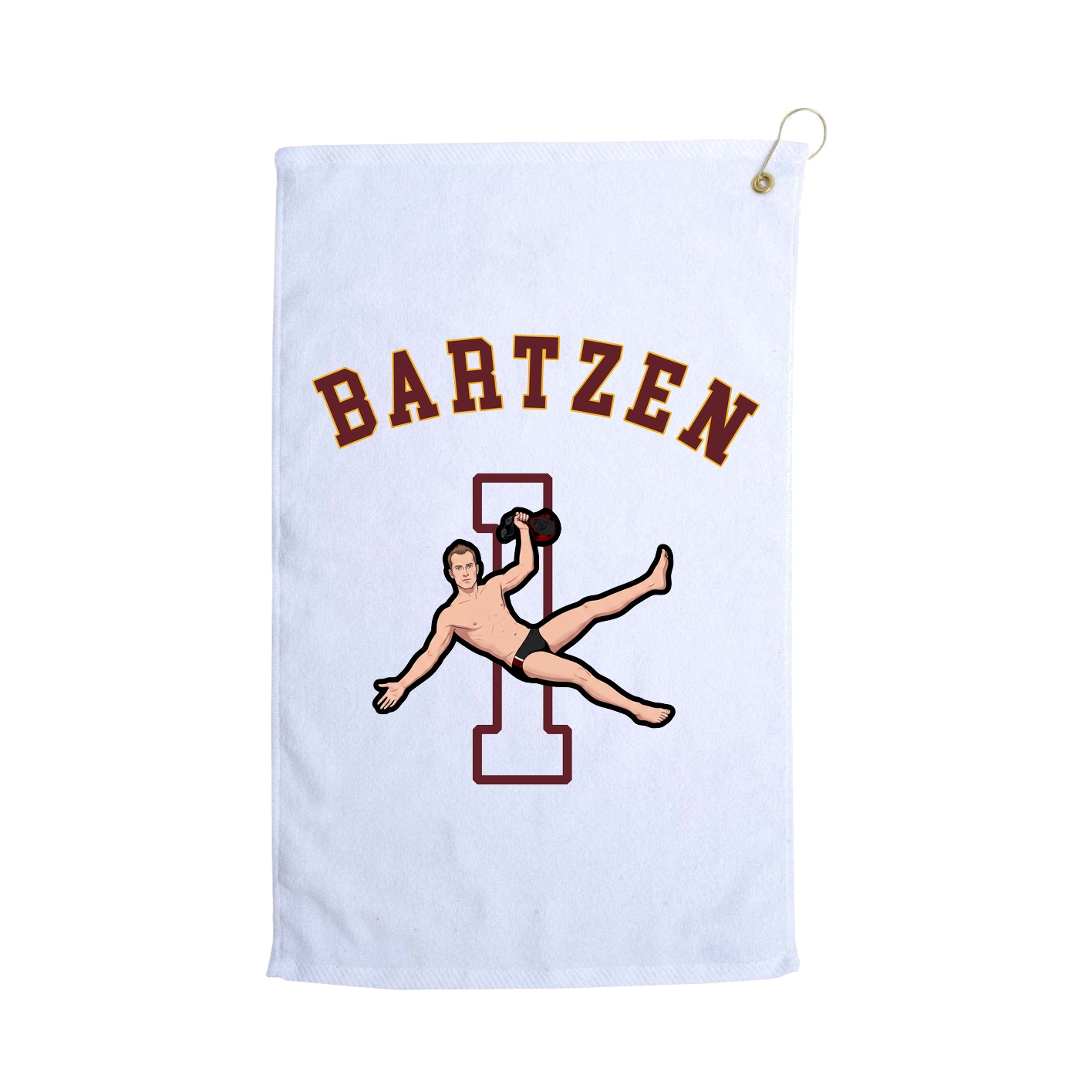 Golf Towel — Shirsey Arch in White