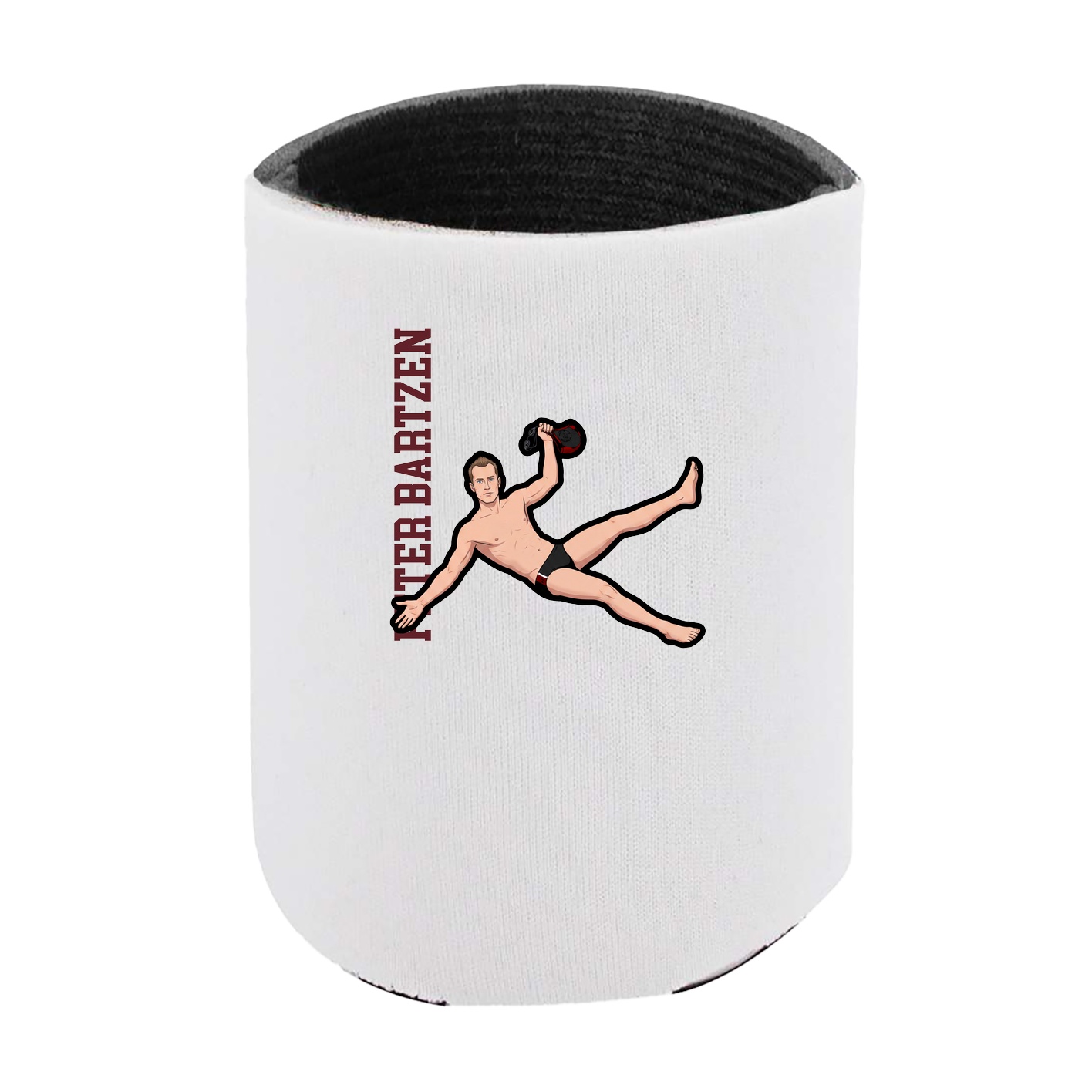Can Holder — Name Vertical in White
