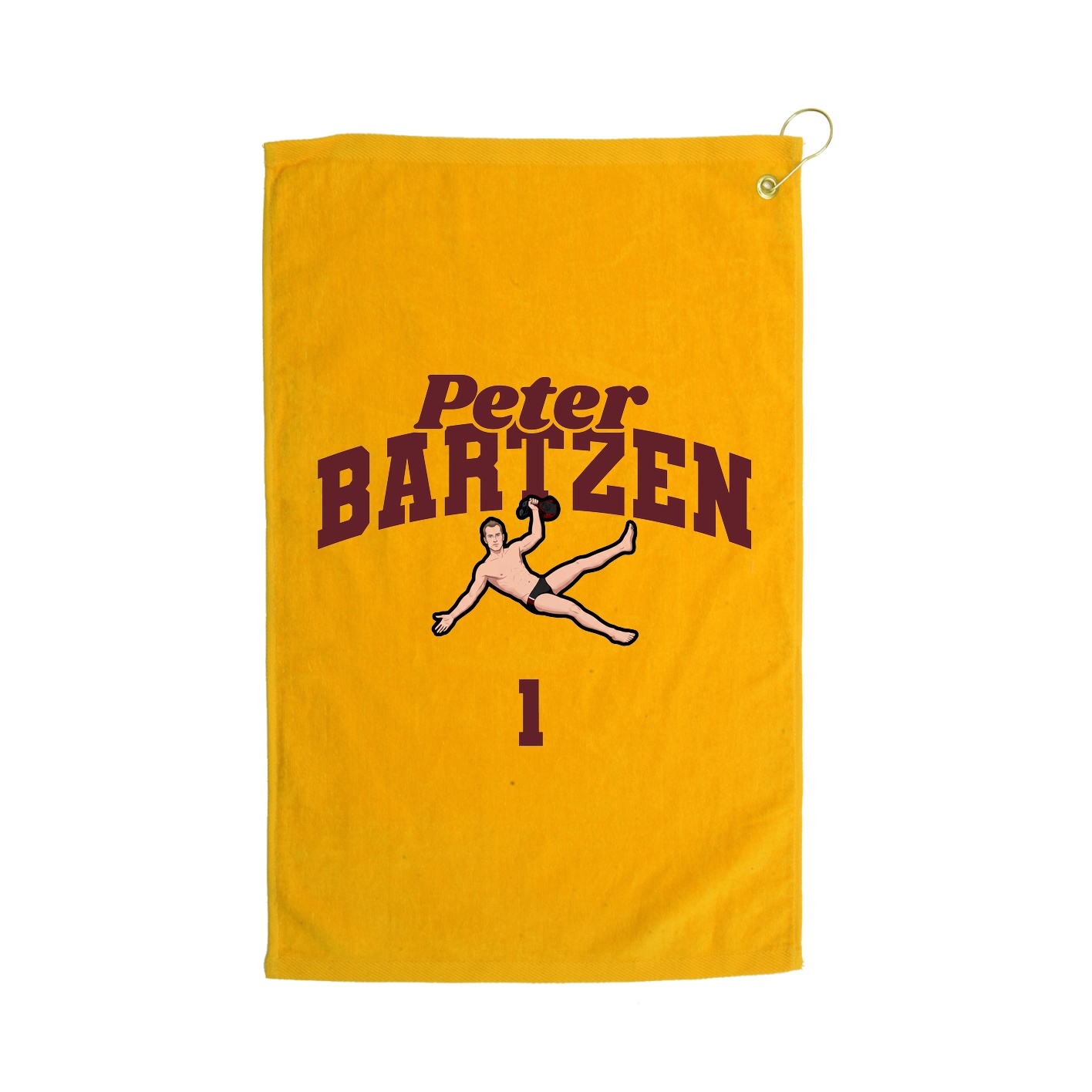 Golf Towel — Signature Arch in Gold