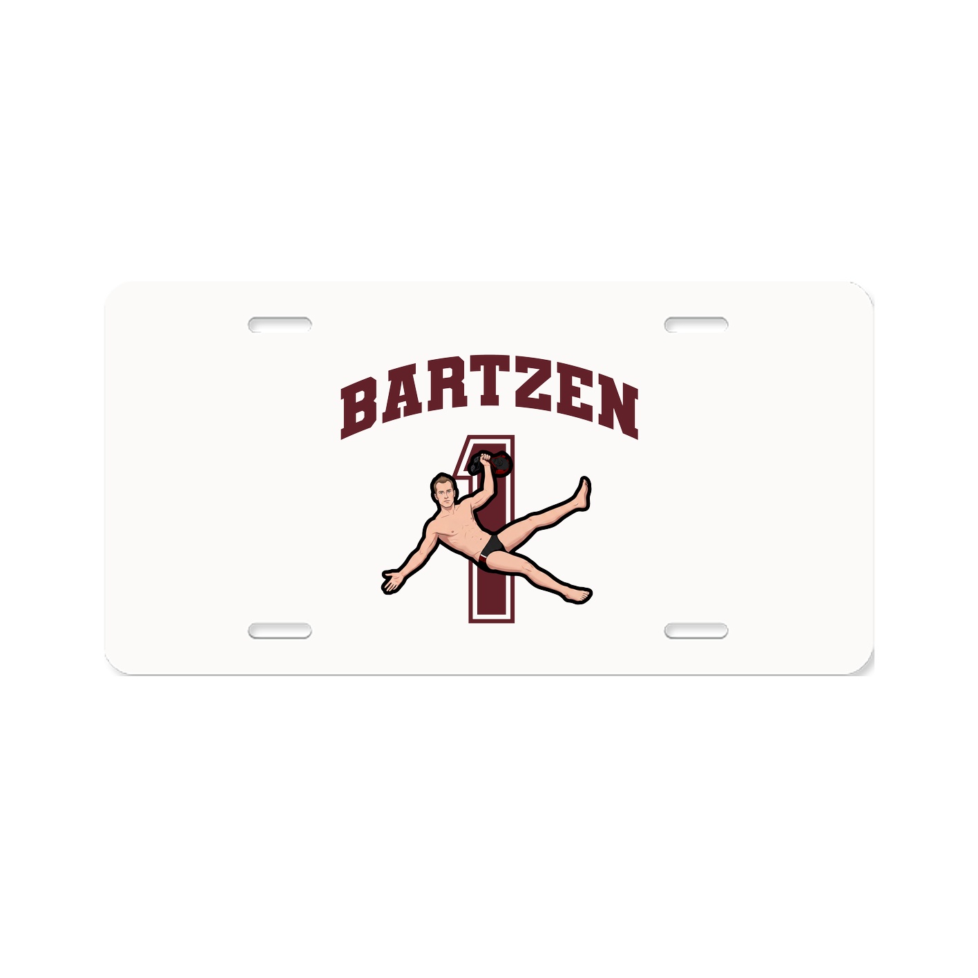 License Plate — Number in Classic