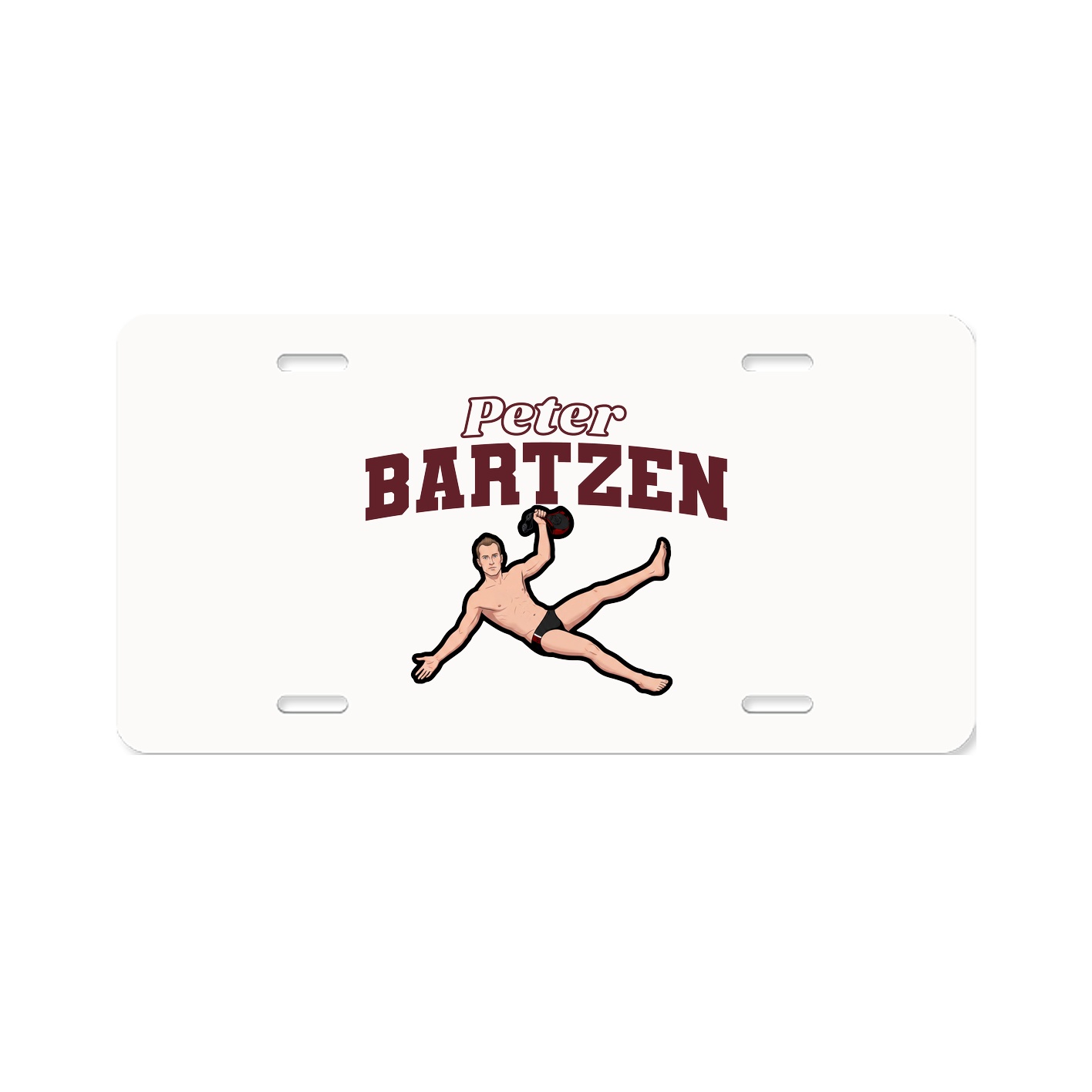 License Plate — Name Arch in Classic