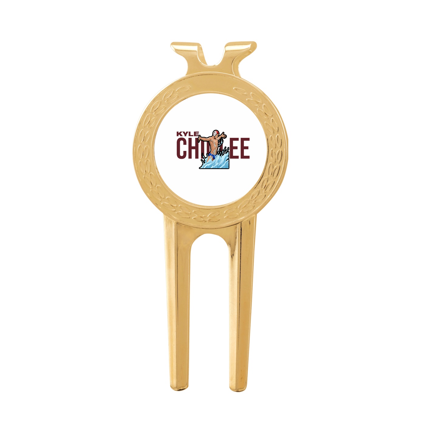 Divot Tool with Ball Marker — Player Name in Classic
