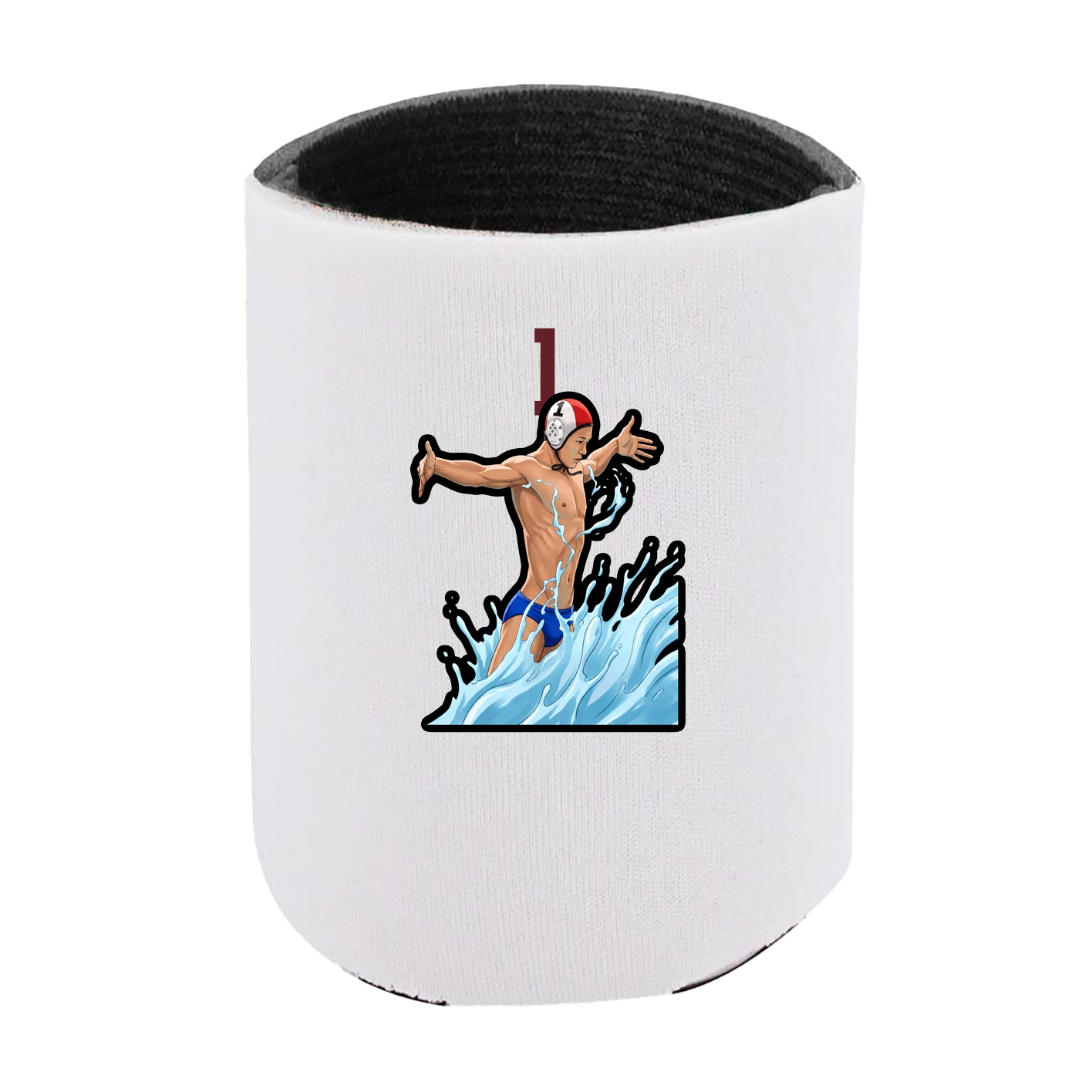 Can Holder — Number Top in White