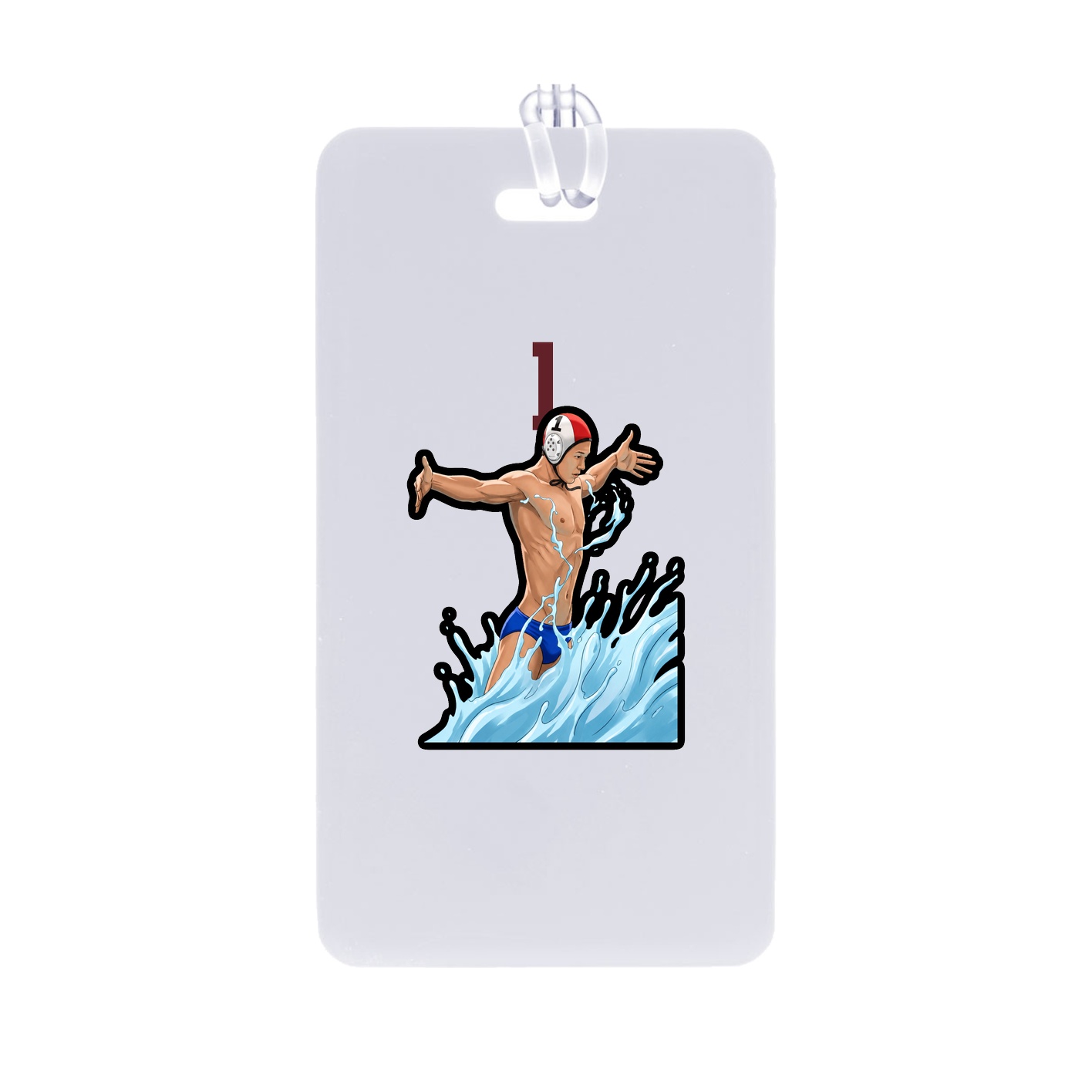 Bag Tag — Number Top in Classic