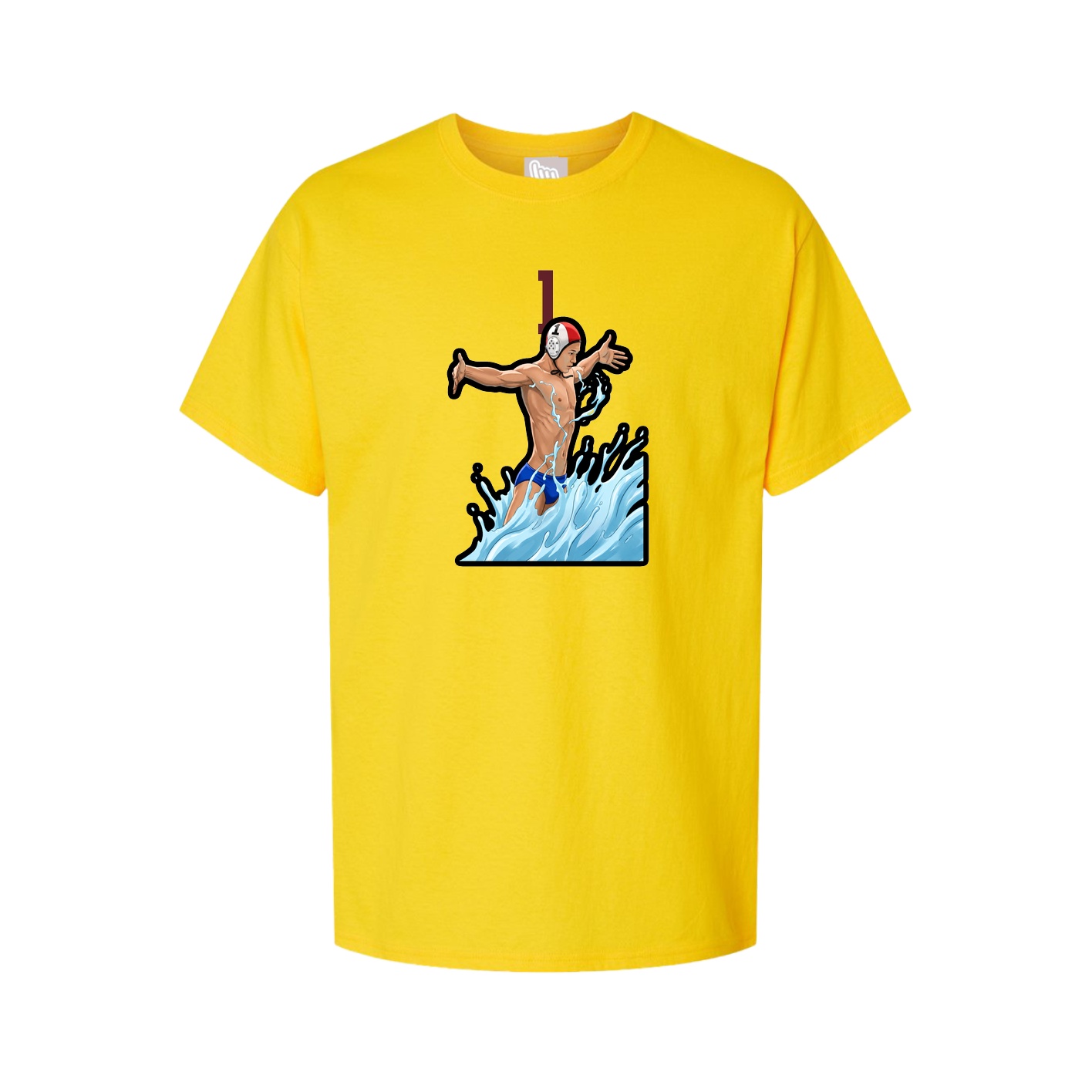 Tee — Number Top in Gold