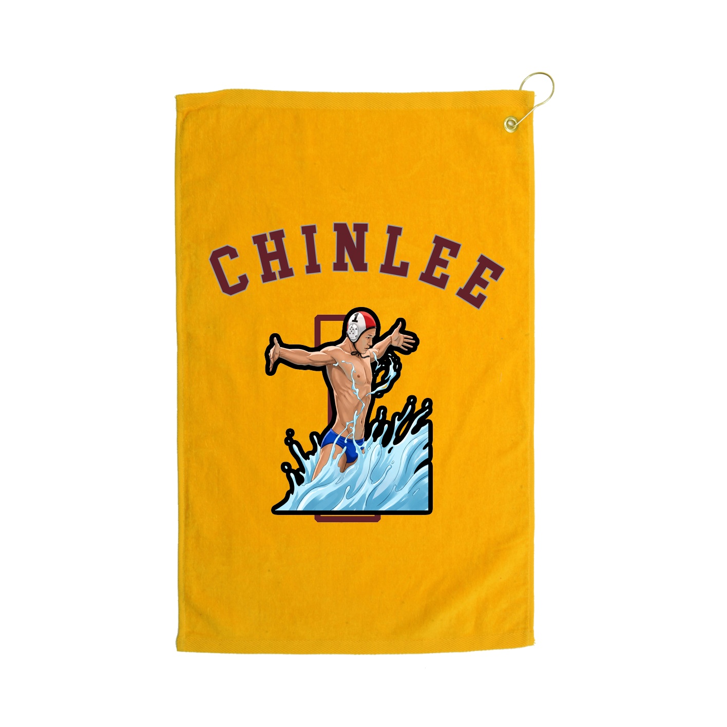 Golf Towel — Shirsey Arch in Gold