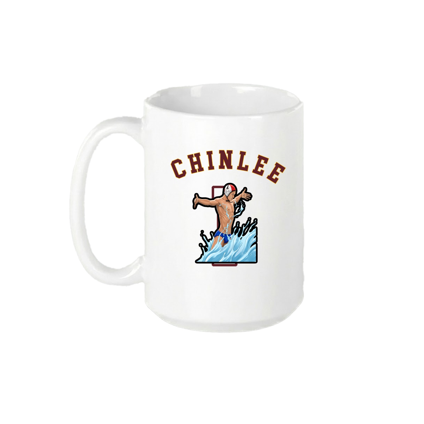 15oz Coffee Mug — Shirsey Arch in White