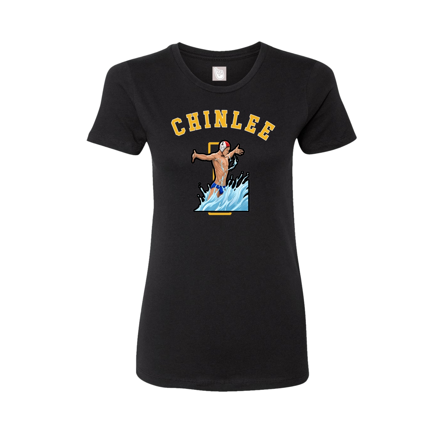 Fitted Women's Tee — Shirsey Arch in Black
