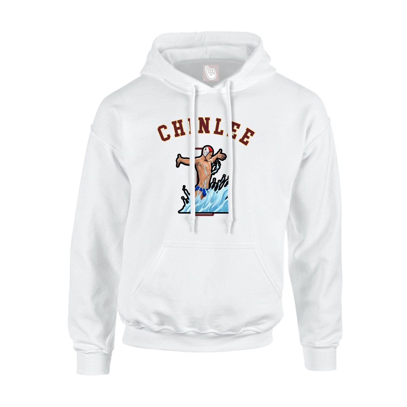 Youth Hoodie — Shirsey Arch in White