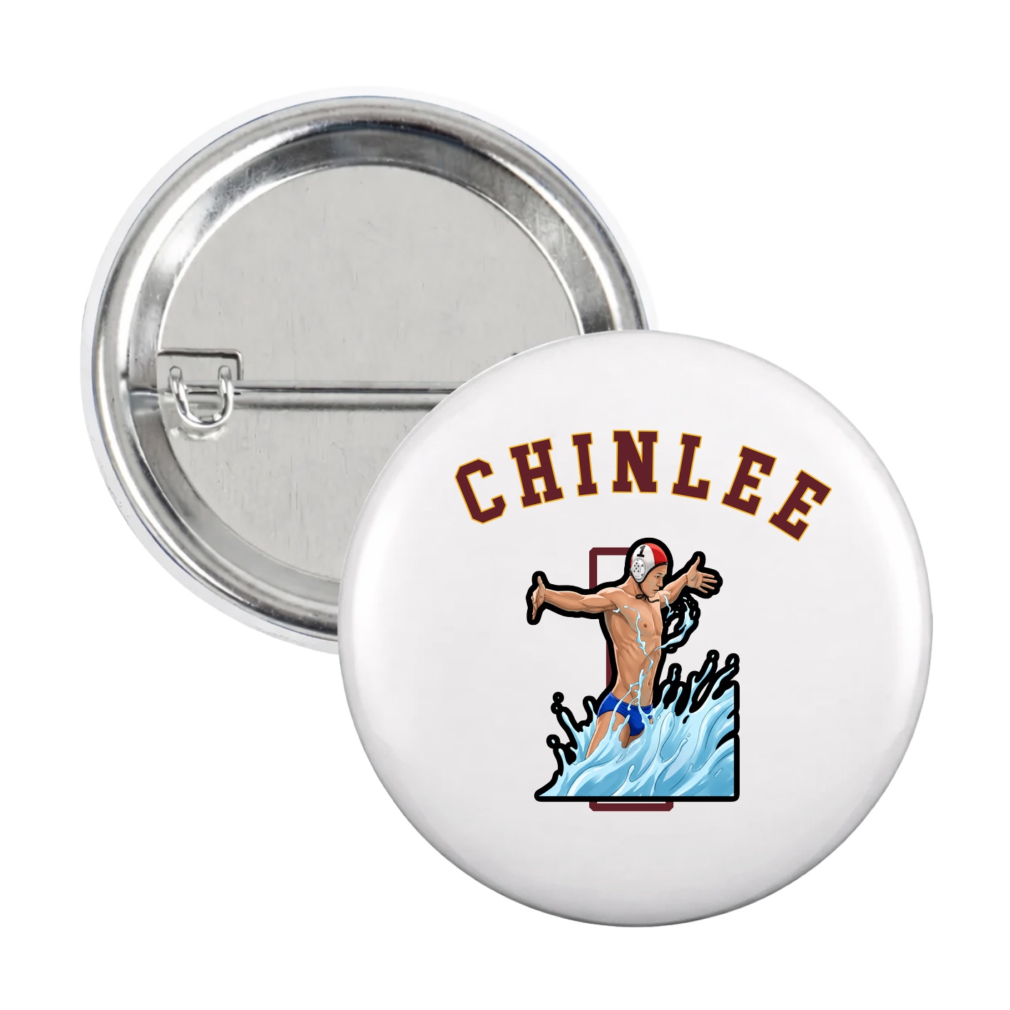 Game Day Button — Shirsey Arch in White