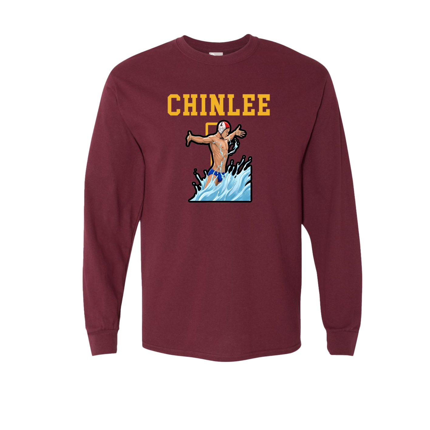 Long Sleeve Tee — Shirsey in Maroon