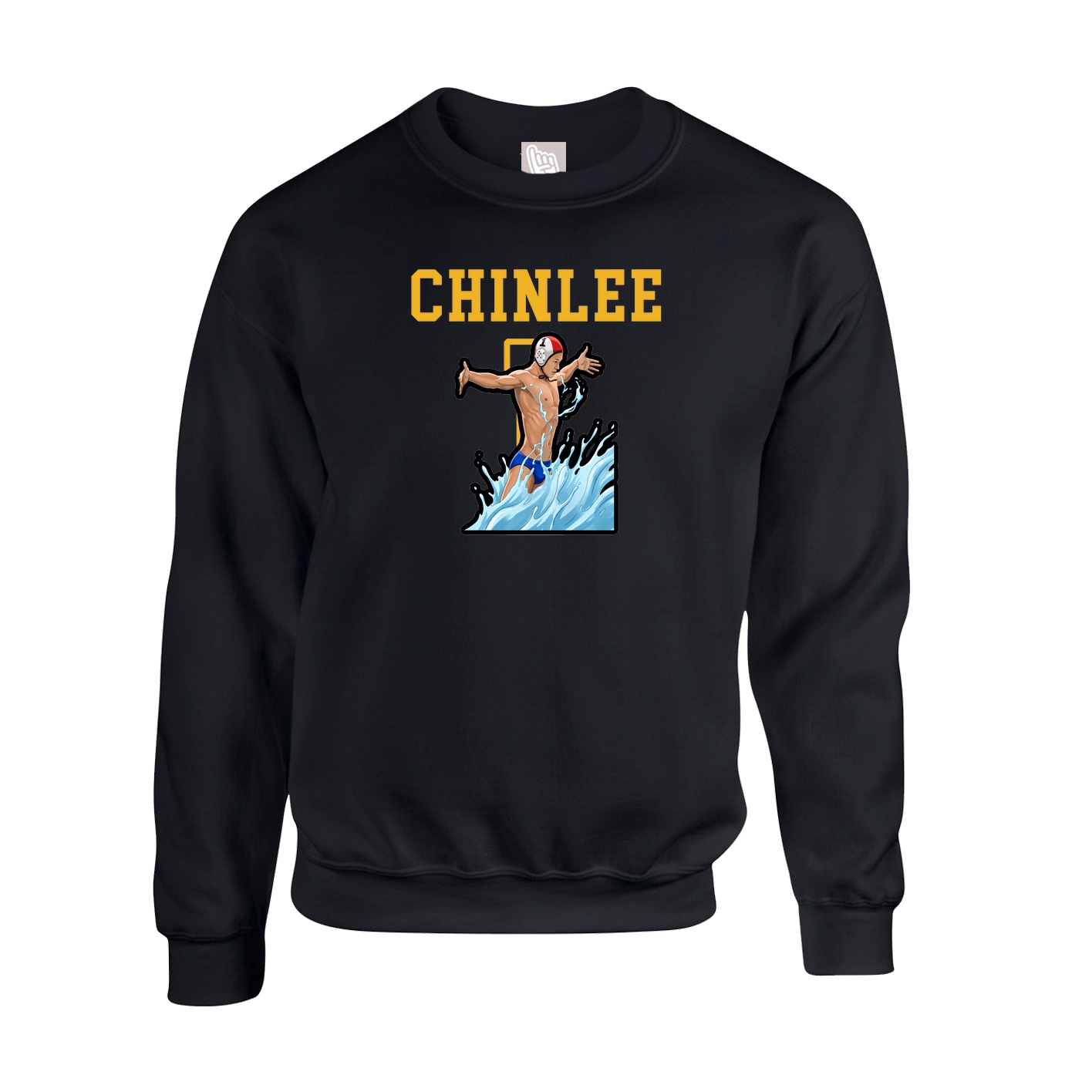 Fleece Crew — Shirsey in Black