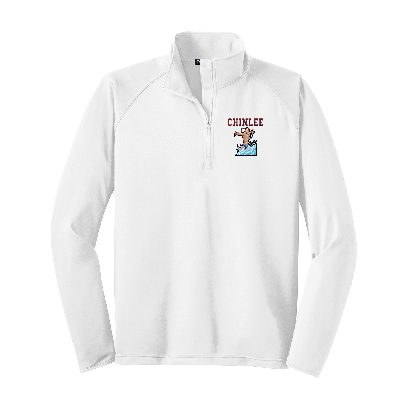 Q-Zip Pullover — Shirsey in White