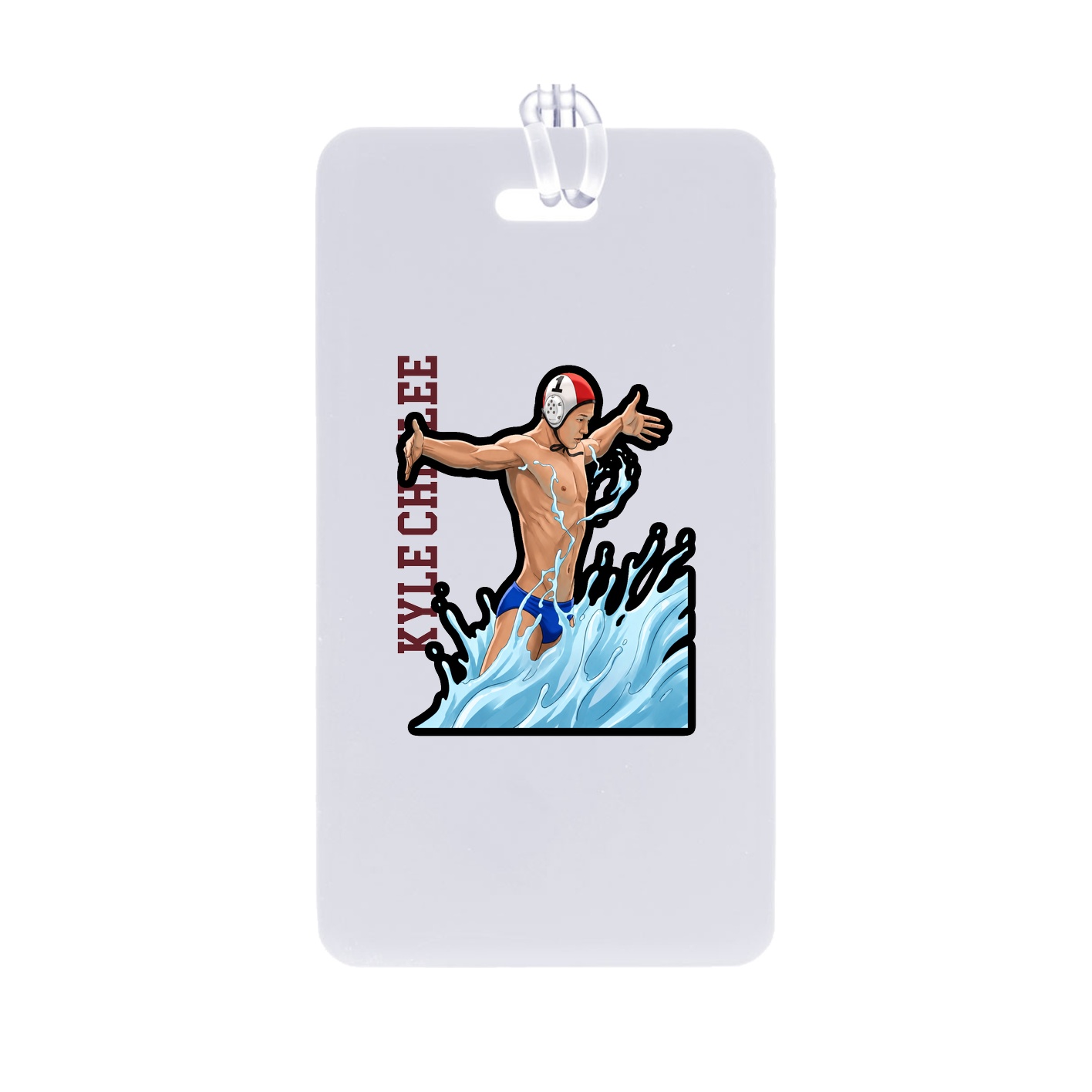 Bag Tag — Name Vertical in Classic