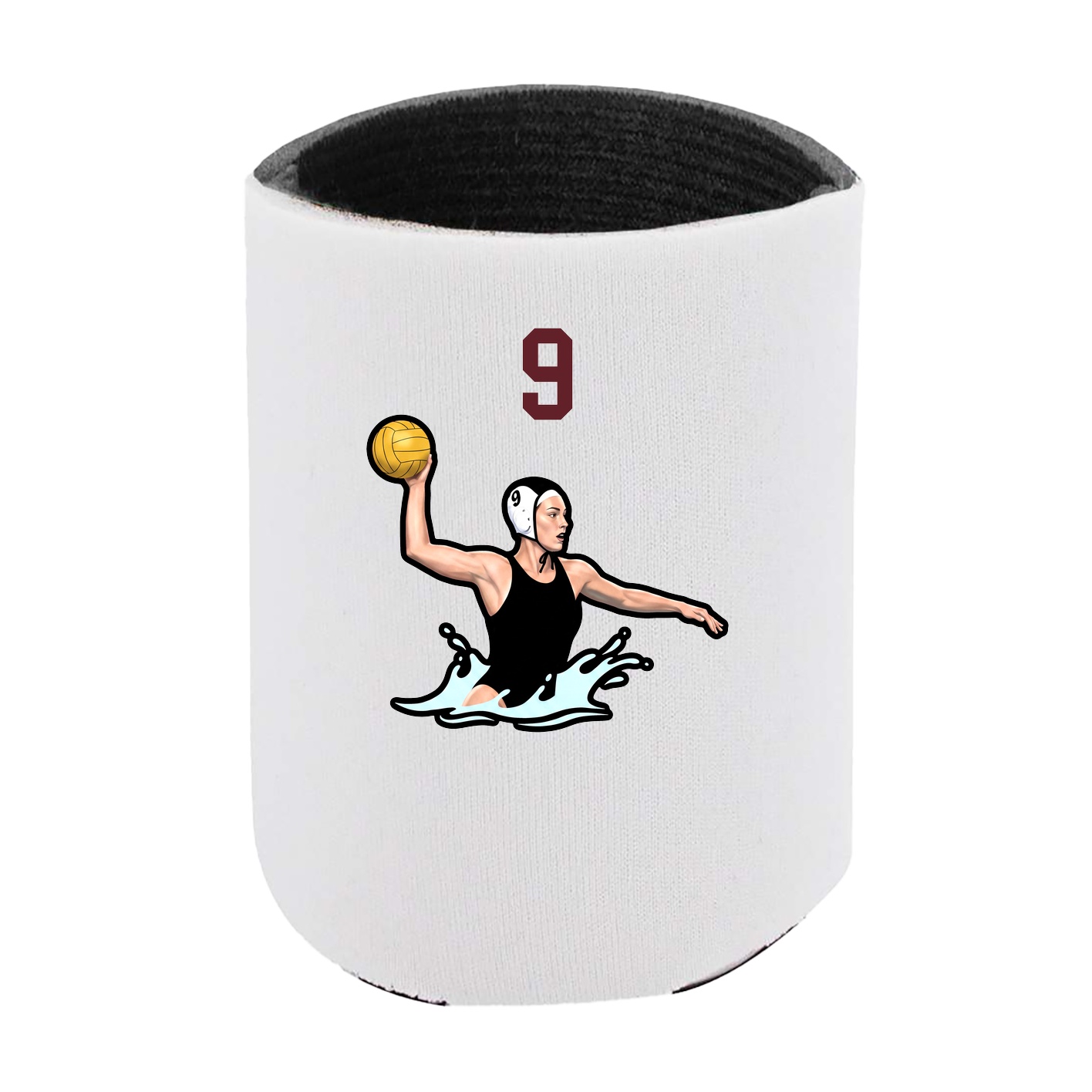 Can Holder — Number Top in White