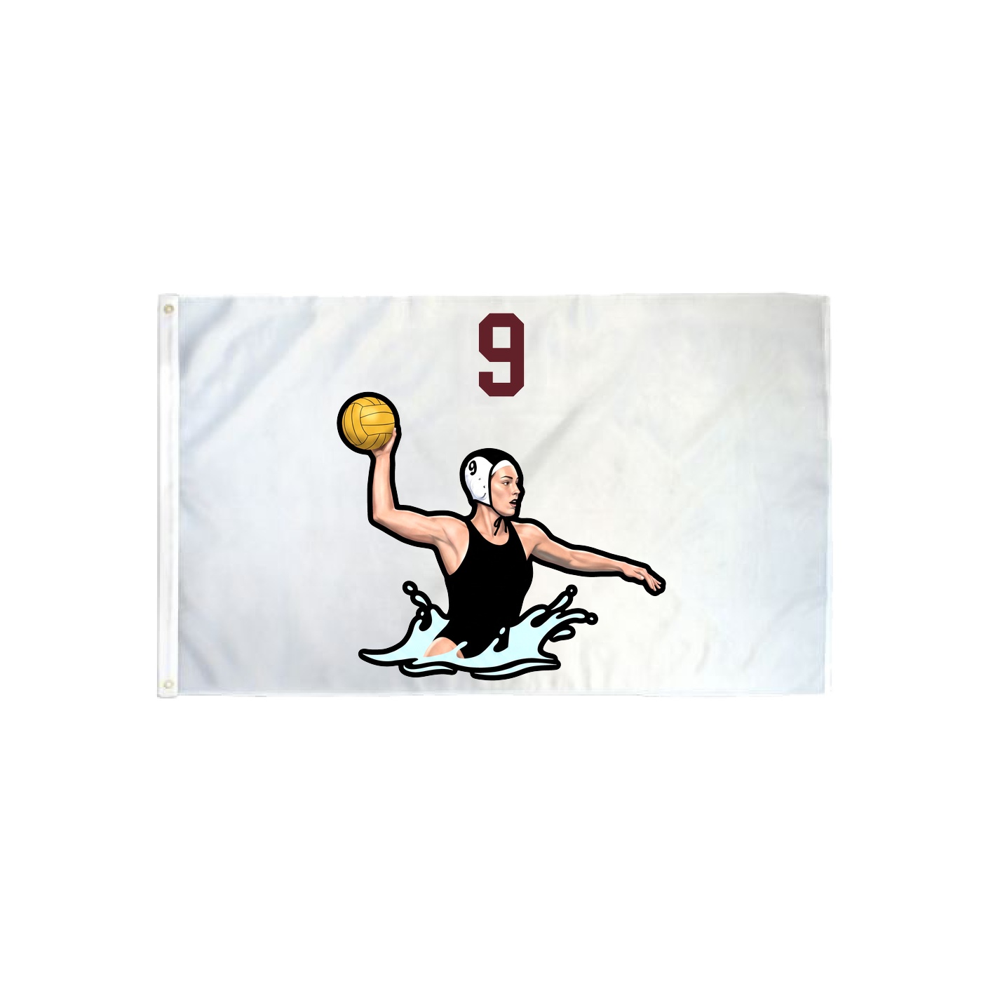 3x5 Flag — Number Top in Classic
