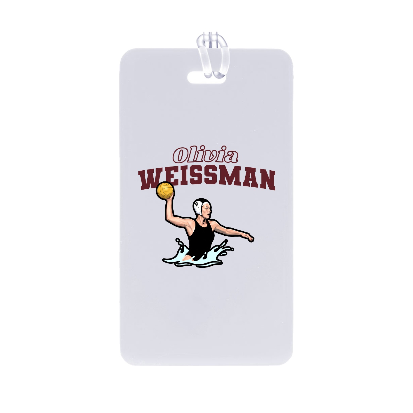 Bag Tag — Name Arch in Classic