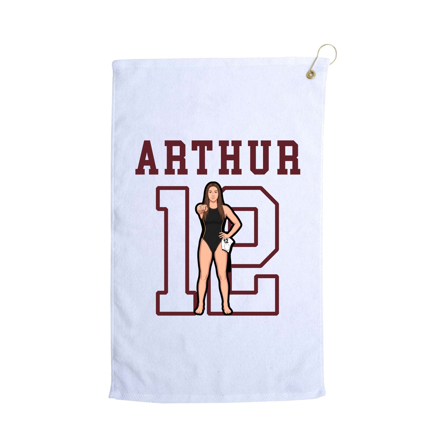 Golf Towel — Shirsey in White