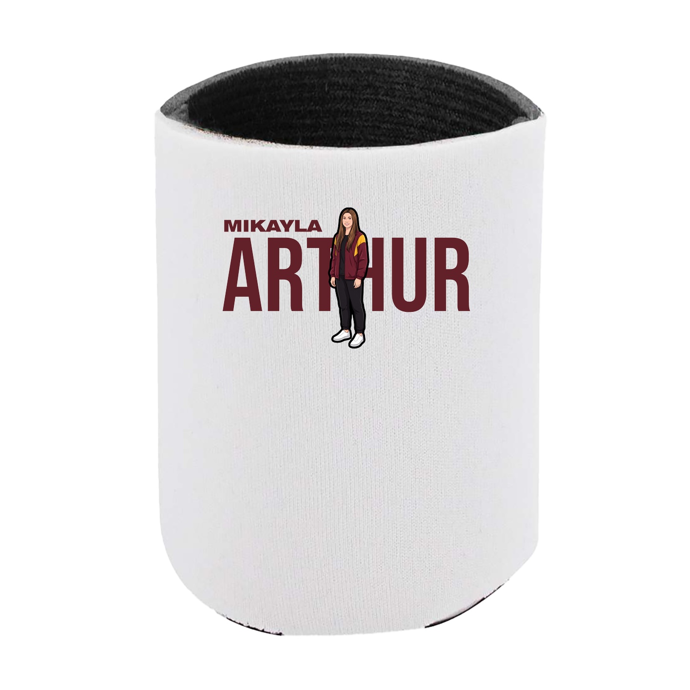 Can Holder — Player Name in White