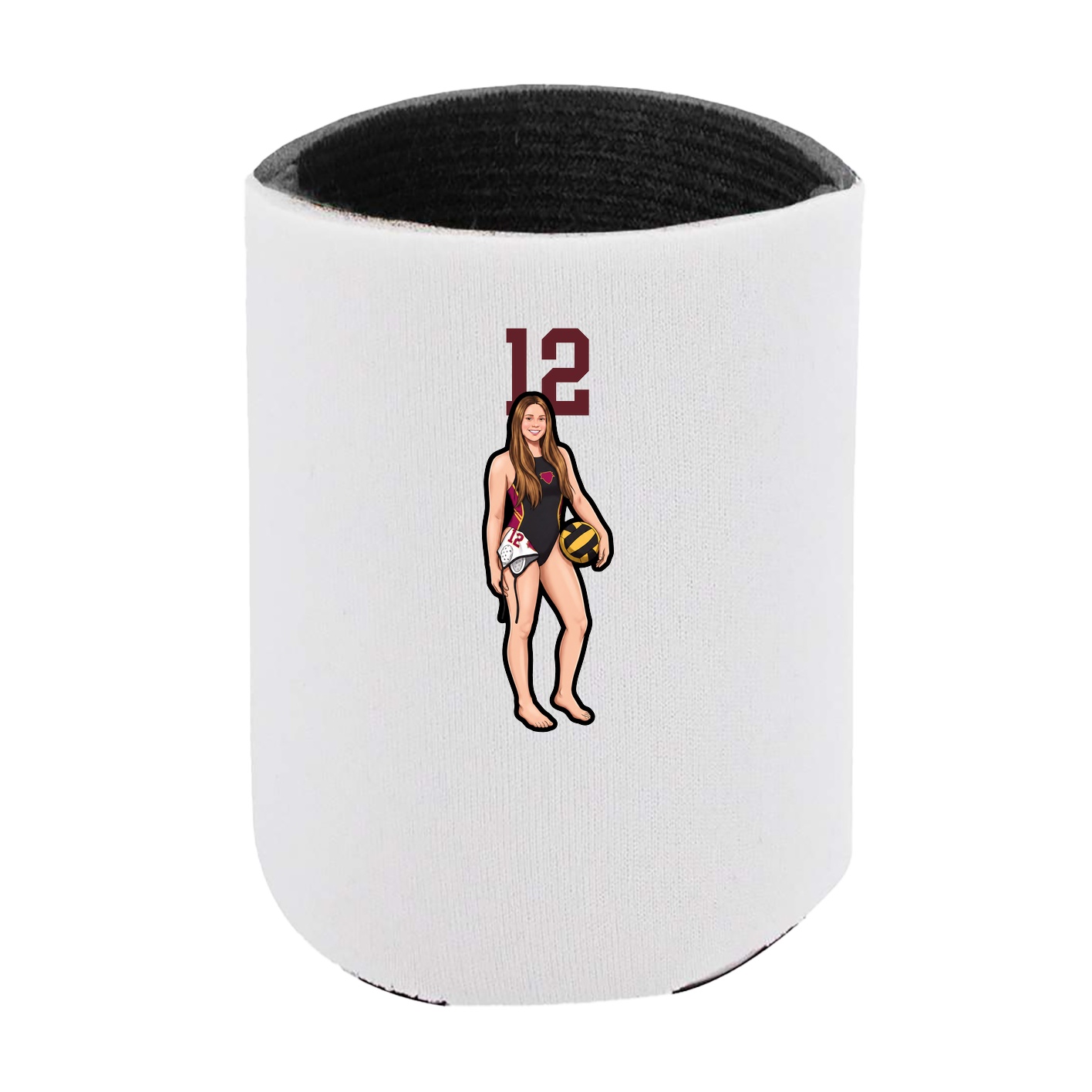 Can Holder — Number Top in White