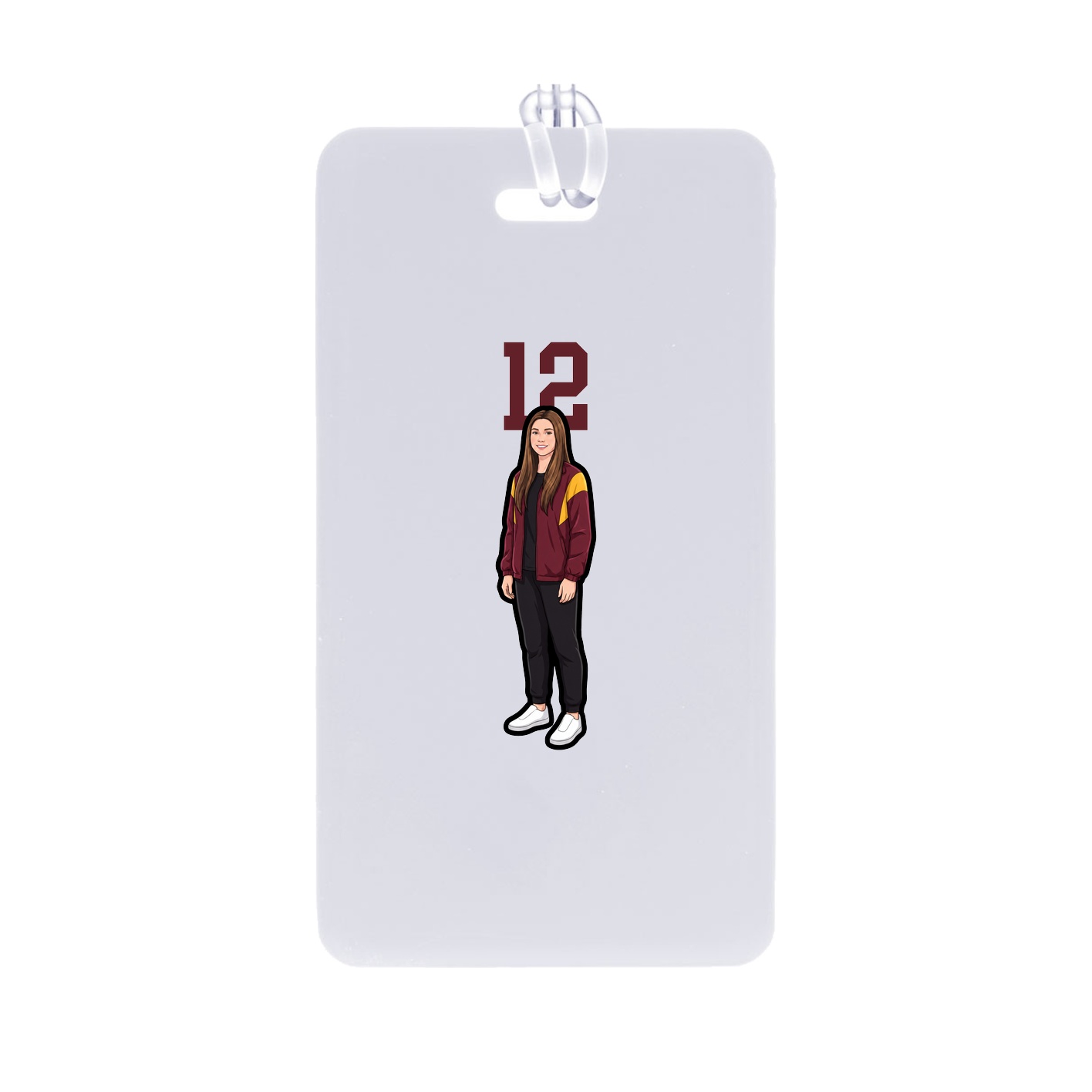 Bag Tag — Number Top in Classic