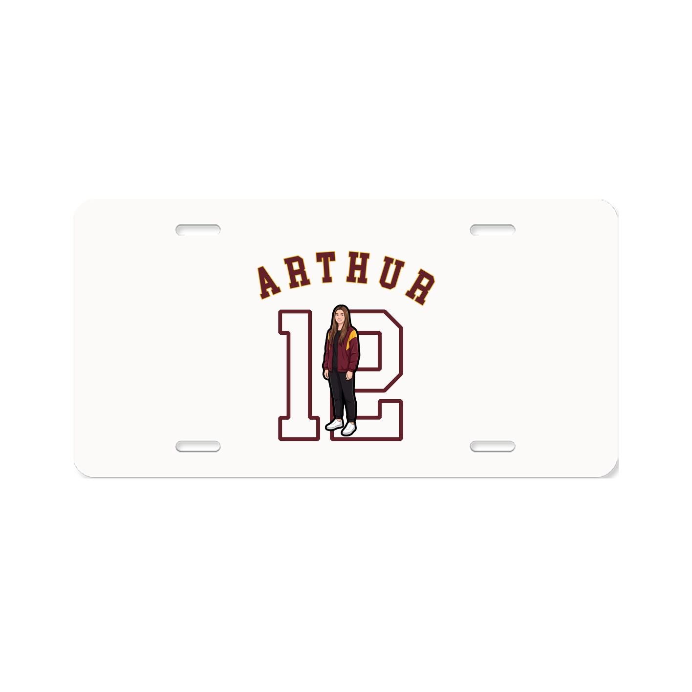 License Plate — Shirsey Arch in Classic