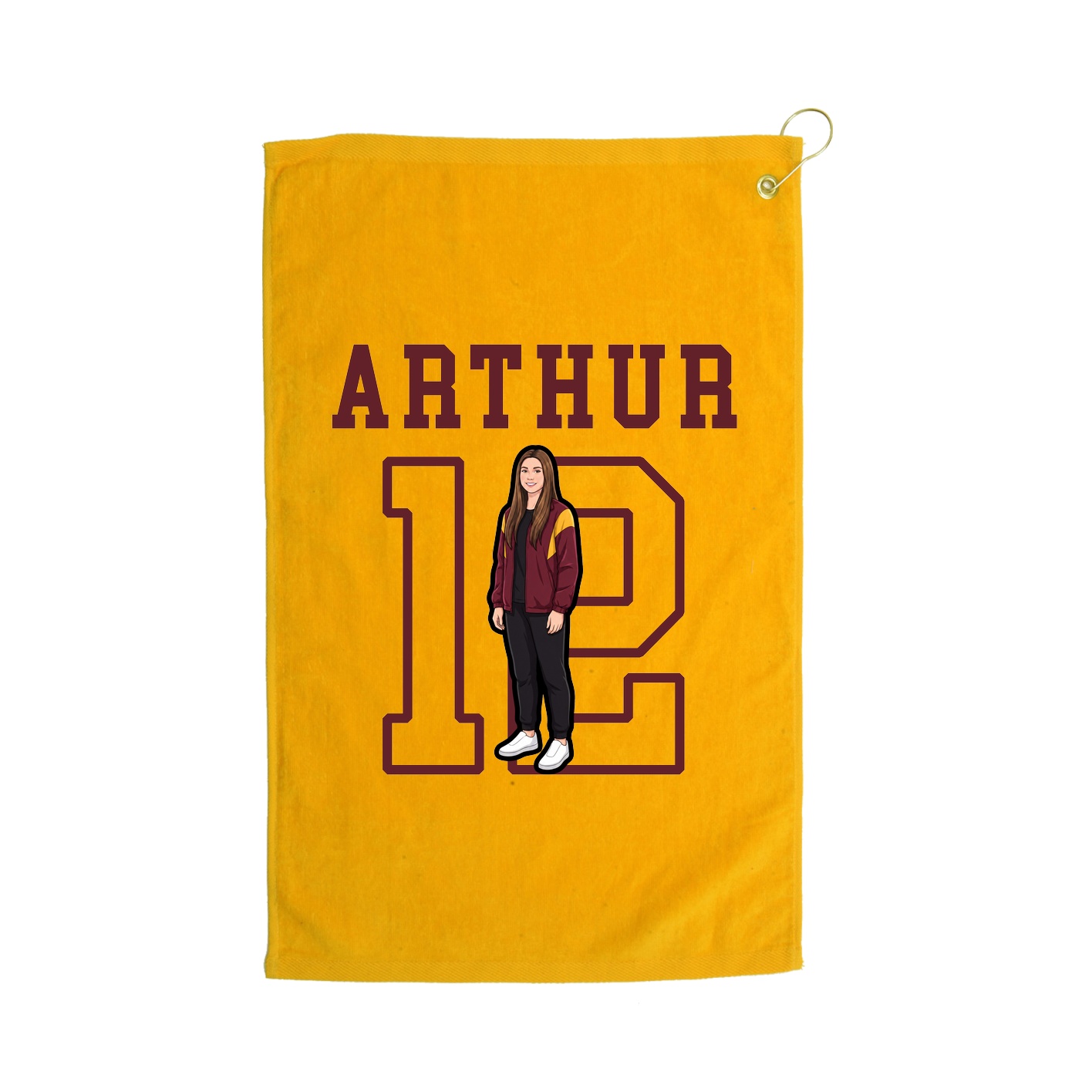 Golf Towel — Shirsey in Gold