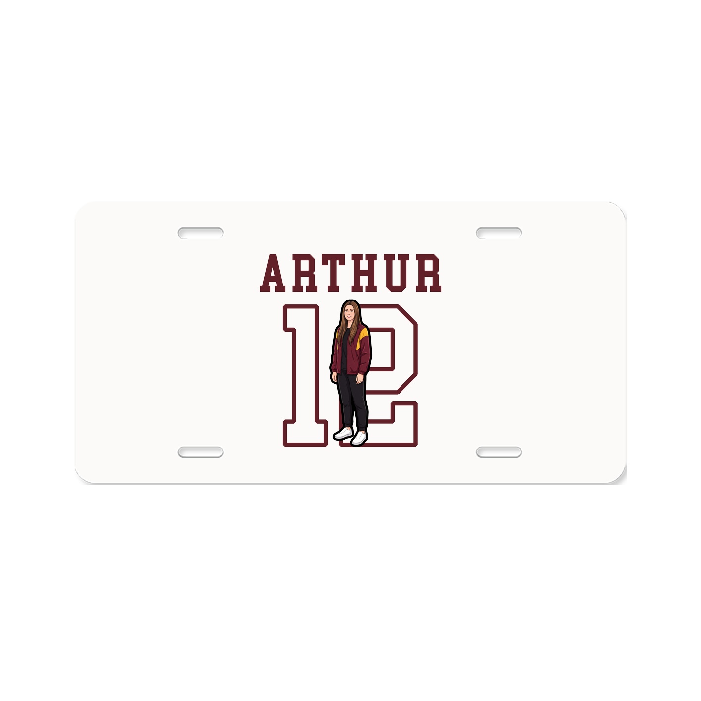 License Plate — Shirsey in Classic