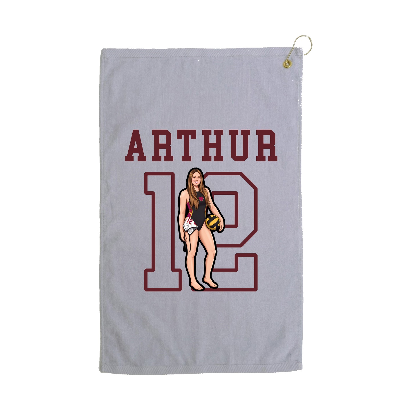 Golf Towel — Shirsey in Grey