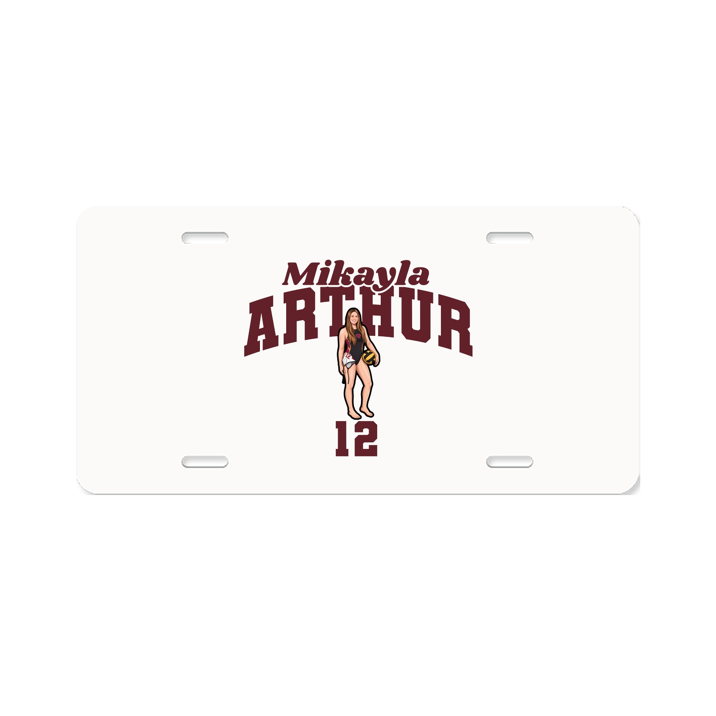 License Plate — Signature Arch in Classic