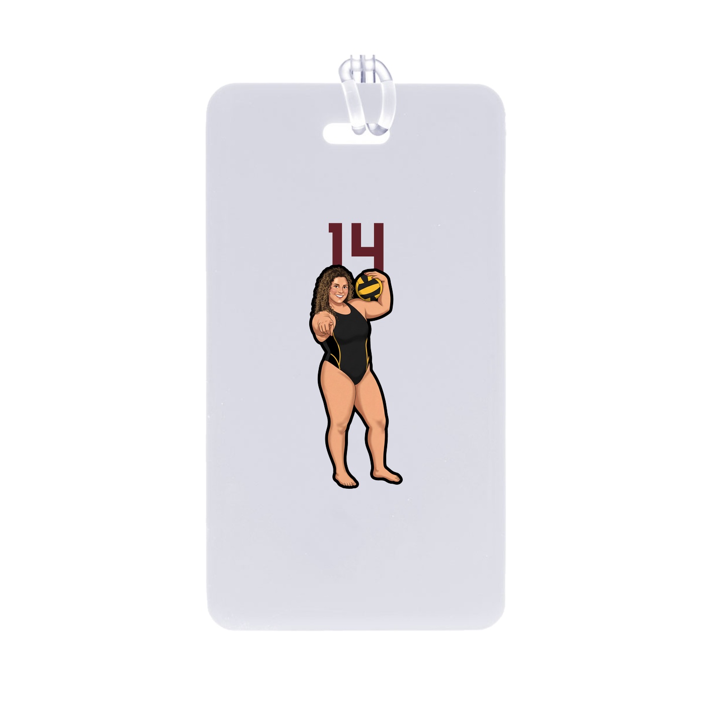 Bag Tag — Number Top in Classic
